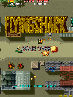 Flying Shark title screen